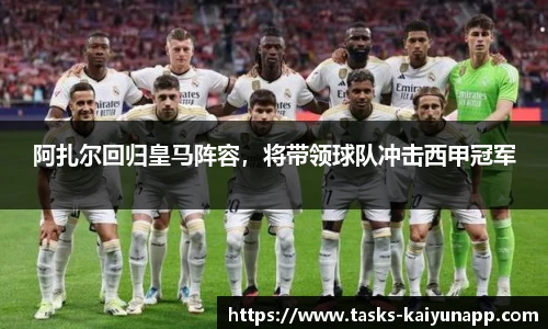 阿扎尔回归皇马阵容，将带领球队冲击西甲冠军